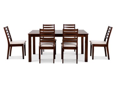 JUEGO DE COMEDOR CIC HELENA 6 SILLAS BEIGE - 1
