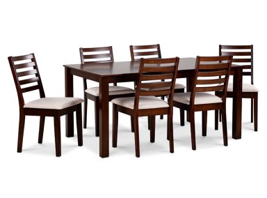JUEGO DE COMEDOR CIC HELENA 6 SILLAS BEIGE - 4