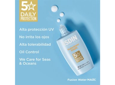 PROTECTOR SOLAR FACIAL ISDIN FUSION WATER MAGIC SPF 50 50 ML - 4