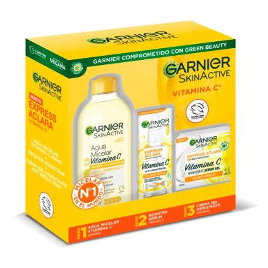 PACK ANTIMANCHAS FACIAL GARNIER EXPRESS ACLARA 480 ML - 3