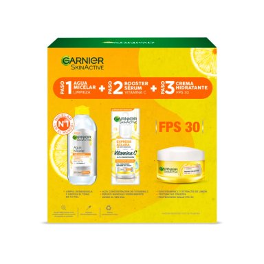 PACK ANTIMANCHAS FACIAL GARNIER EXPRESS ACLARA 480 ML - 9