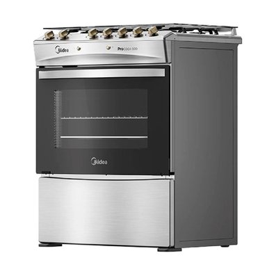 COCINA A GAS MIDEA MCG-5QPI30NS 5 PLATOS GRILL GRIS - 3