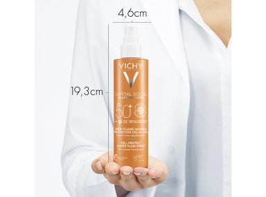 PROTECTOR SOLAR CORPORAL VICHY CAPITAL SOLEIL CELL PROTECT WATER FLUID SPRAY SPF 50+ 200 ML - 2