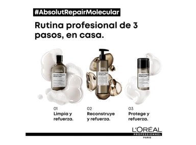 SERUM CAPILAR LORÉAL PROFESSIONNEL LÍQUIDO ACLARADO REPARACIÓN MOLECULAR PROFUNDA 250 ML - 5