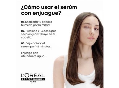 SERUM CAPILAR LORÉAL PROFESSIONNEL LÍQUIDO ACLARADO REPARACIÓN MOLECULAR PROFUNDA 250 ML - 7