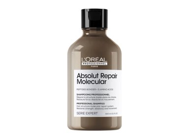 SHAMPOO L'ORÉAL PROFESSIONNEL SIN SULFATOS REPARACIÓN MOLECULAR PROFUNDA CABELLO DAÑADO ABSOLUT 300 ML - 1