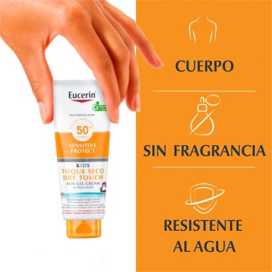 PROTECTOR SOLAR CORPORAL EUCERIN LOCION SUN KIDS SPF 50+ 400 ML - 3