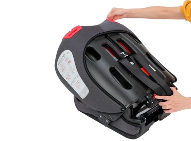 SILLA DE AUTO BUTACA INFANTIL SMARTFIX ISOFIX PLEGABLE NEGRO - 8
