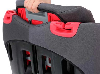 SILLA DE AUTO BUTACA INFANTIL SMARTFIX ISOFIX PLEGABLE NEGRO - 9