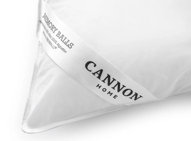 SET 2 ALMOHADAS CANNON FIBER BALL 90 X 50 CM ALGODÓN BLANCO - 4