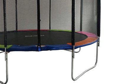 CAMA ELASTICA KIDSCOOL RAINBOW CON ESCALERA 365CM - 3
