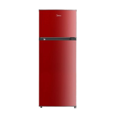 REFRIGERADOR TOP FREEZER MIDEA MDRT294FGE13 207L FRÍO DIRECTO ROJO - 2