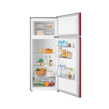 REFRIGERADOR TOP FREEZER MIDEA MDRT294FGE13 207L FRÍO DIRECTO ROJO - 4