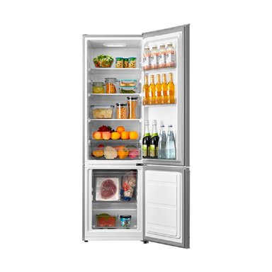 REFRIGERADOR BOTTOM FREEZER MIDEA MDRB369FGE50 262L FRIO DIRECTO PLATA - 4
