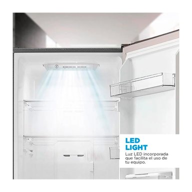 REFRIGERADOR BOTTOM FREEZER MIDEA MDRB380FGE50 270L NO FROST GRIS - 6