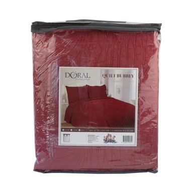 CUBRECAMAS QUILT BUBBLY 1 1/2 P DORAL                     - 4