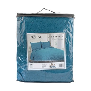 CUBRECAMAS QUILT BUBBLY 1 1/2 P DORAL                     - 4