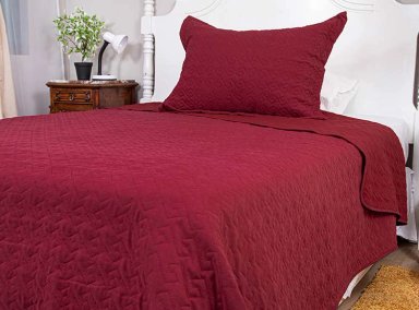 CUBRECAMA QUILT VELVETY  1 1/2 P DORAL - 1
