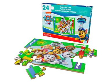 PUZZLE PAW PATROL MADERA 24 PIEZA - 1