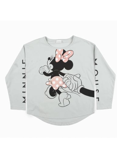 POLERA MANGA LARGA NIÑA DISNEY - 1