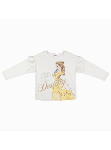 POLERA MANGA LARGA NIÑA PRINCESAS - 1