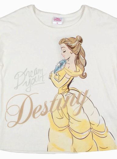 POLERA MANGA LARGA NIÑA PRINCESAS - 3