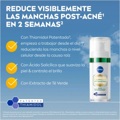 SÉRUM ANTIIMPERFECCIONES NIVEA CELLULAR LUMINOUS 630 30 ML - 9