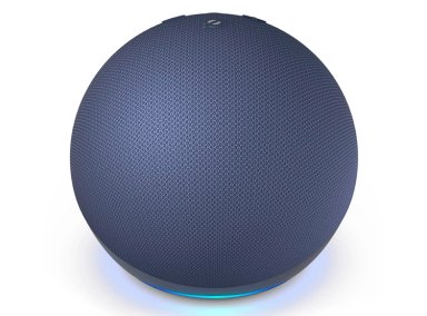 PARLANTE BLUETOOTH AMAZON ALEXA ECHO DOT 5TA GEN AZUL - 1