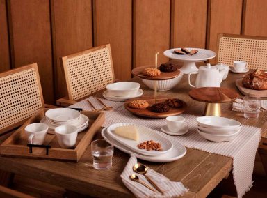 SET CUBIERTOS MAISON LINETT DORADO 24 PIEZAS - 4