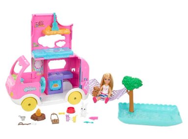 SET DE JUEGO BARBIE CHELSEA NUEVO CAMPER  - 1