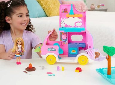 SET DE JUEGO BARBIE CHELSEA NUEVO CAMPER  - 2