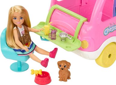 SET DE JUEGO BARBIE CHELSEA NUEVO CAMPER  - 3