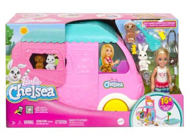 SET DE JUEGO BARBIE CHELSEA NUEVO CAMPER  - 6