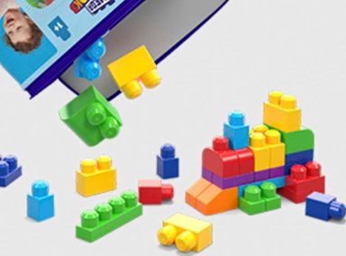 MEGA BLOKS JUGUETE DE CONSTRUCCIÓN CLÁSICA BOLSA DE 60 PIEZAS - 5