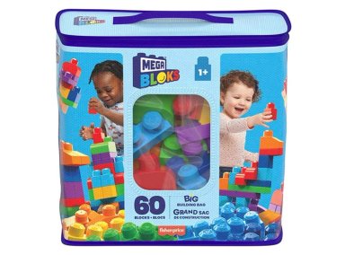 MEGA BLOKS JUGUETE DE CONSTRUCCIÓN CLÁSICA BOLSA DE 60 PIEZAS - 6
