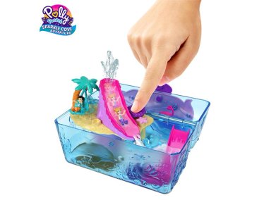 SET DE JUEGO POLLY POCKET BOLSO DE BAUL BAHIA MAGICA - 4