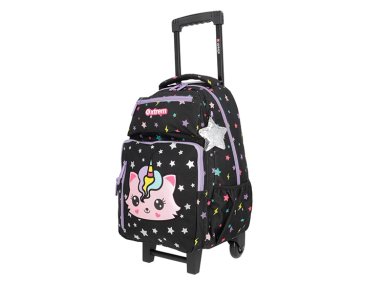 PACK MOCHILA CON RUEDAS XTREM NEW RUN NEGRO - 2