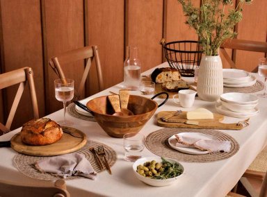 SET MAISON LINETT ART IRREGULAR AZUCARERO + CREMERO BLANCO PORCELANA - 5