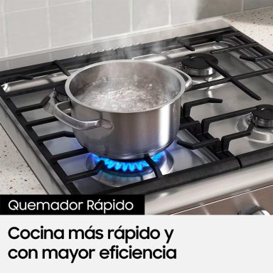 COCINA A GAS SAMSUNG NX24BG57413S 4 PLATOS GRIS - 5