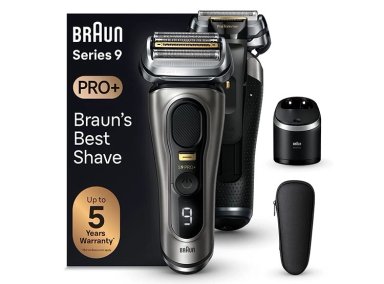 AFEITADORA BRAUN ELÉCTRICA SERIES 9 PRO+ 9565CC + CENTRO DE LIMPIEZA 6 EN 1 - 1