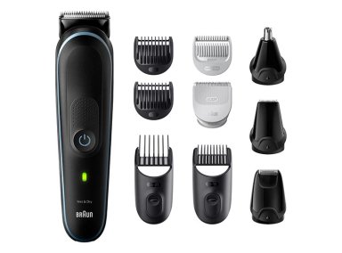 AFEITADORA Y CORTADORA BARBA BRAUN ELÉCTRICA MGK5445 HOMBRE 10 EN 1 - 1