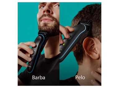 AFEITADORA Y CORTADORA BARBA BRAUN ELÉCTRICA MGK5445 HOMBRE 10 EN 1 - 4