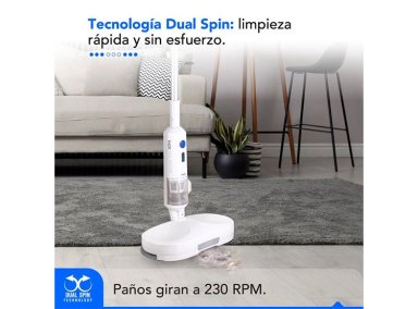PULIDORA Y ASPIRADORA THORBEN  2 EN 1 DUAL SPIN VAC - 9
