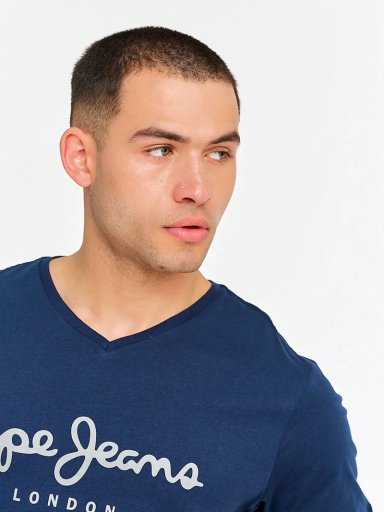 POLERA HOMBRE PEPE JEANS MANGA CORTA CUELLO V - 3