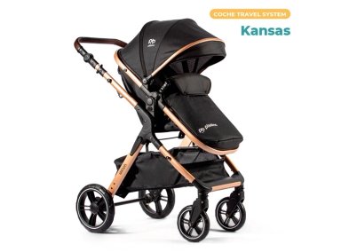 COCHE TRAVEL SYSTEM PIKABOO KANSAS NEGRO - 1
