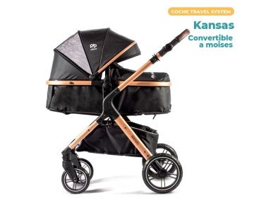 COCHE TRAVEL SYSTEM PIKABOO KANSAS NEGRO - 3