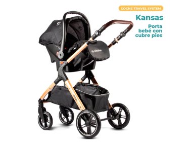 COCHE TRAVEL SYSTEM PIKABOO KANSAS NEGRO - 4