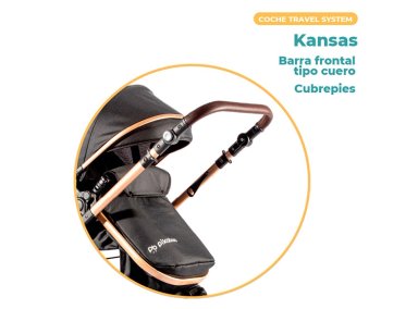 COCHE TRAVEL SYSTEM PIKABOO KANSAS NEGRO - 6