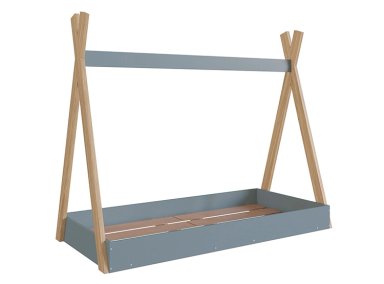 CAMA TRANSICIÓN INFANTIL KIDSCOOL MONTESSORI AZUL - 1