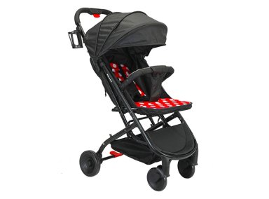 COCHE PASEO KIDSCOOL ULTRA COMPACTO MIMO ROJO - 1
